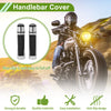 Motorcycle 7/8" / 22mm / Hand Grips Rubber Silver Tone Rhombus