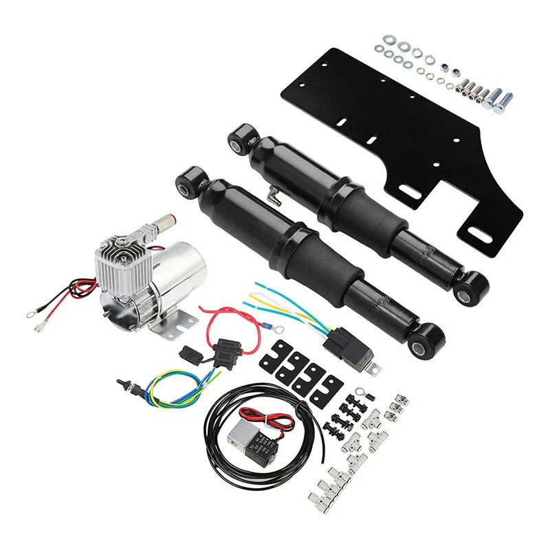 Harley Touring Bagger Road Glide Rear Air Ride Suspension Kit (1994 - 2025)