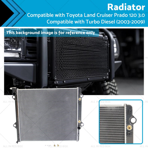 Toyota Landcruiser Prado KDJ120 3.0 Diesel Radiator (2003-2009)