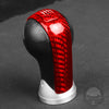 NISSAN 350Z Carbon Fiber Red Gear Shift Knob Cover (2003-2009)
