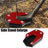 Suzuki V-Strom 1050 Aluminum Kickstand Plate Pad Red (2020-2023)