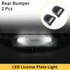 Chevrolet Silverado License Plate Light Tag Lamp White Lens