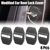Dodge Charger (2016 - 2021) Black 4x Car Door Lock Latches Cover Protector