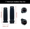 Harley Dyna FatBoy Sportster 1200 883 Black 1" 25mm Handlebar Grips