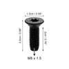 Jeep Wrangler CJ7 YJ TJ Tailgate Door Bolts 20 x Auto Screws (76-06)