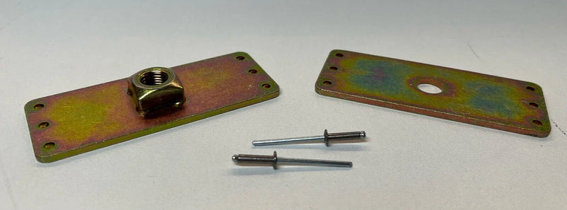 Offset Mounting Plate & Support Bracket Kit 100mm x 40mm