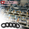 Make Model Rotary Shaft Seal 28x40x10mm Oil Seal Nitrile 70D Rubber 5 Pcs
