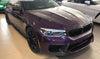 BMW F90 M5 (2018-2022) Glossy Black Front Bumper Side Spoiler Cover