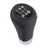 Car Manual Shifter 5 Speed Black Leather Gear Shift Knob (All Years)