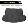 Kia Seltos (2020-2023) Stripe Pattern TPE Cargo Liner Rear Trunk Mat