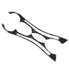 BMW 5 Series E60 Pair Headlight Eyebrow Eyelid Covers (2004-2010)