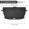 Volvo XC90 2003-2014 Carbon Fiber Black Cargo Cover