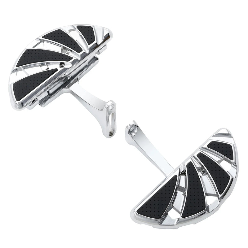 Harley Road King Street Glide Chrome Rear Passenger Footboards (1993 - 2025)