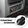 Jeep Wrangler (1995-2005) Black A/C Heater Blower Fan Control Knob