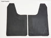 Universal Truck Ute Black Rubber 4x4 Off-Road Mud Flaps Splash Guards