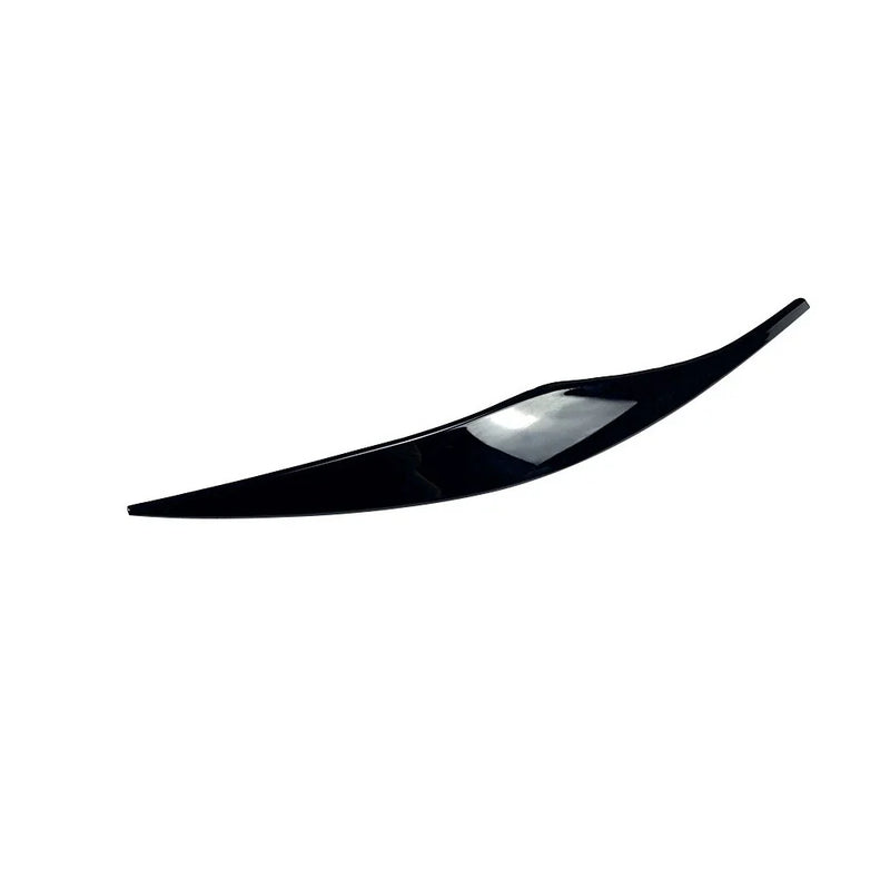 BMW E90 E91 3-Series Black Headlight Eye Lids Covers (2005–2012)