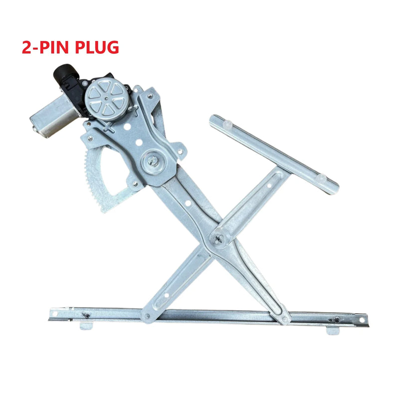 Mitsubishi Lancer Front Left Window Regulator 2 x Pins Motor (2007–2017)