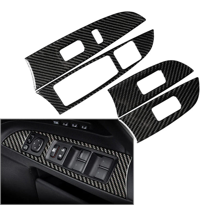 Lexus IS250 IS350 Carbon Fiber Window Lift Panel Switch Cover Trim (2006-2013)