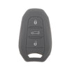 Peugeot 208 & e208 Gray Key Fob Shell Cover Case (2019-2023)
