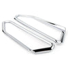 Honda Goldwing GL1800 Motor Gloss Chrome Front Light Trim Accents (2018-2023)