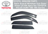TOYOTA HILUX SURF Rain Guard Window Sun Door Visor 4pcs (1996–2002)