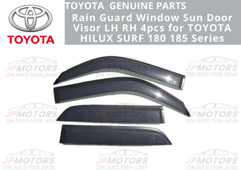 TOYOTA HILUX SURF Rain Guard Window Sun Door Visor 4pcs (1996–2002)