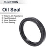 Oil Seal / 55x70x10mm / Seal Ring Rotary Shaft NBR Rubber Black 5 Pcs