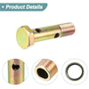 Motorcycle 2 x M18x1.5 82mm Length 4 Hole Hollow Bolt Screw with Washer