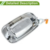 Chevrolet / GMC Silver Tone Rear Left Exterior Door Handle