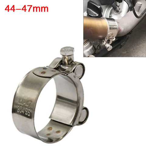Universal Models Stainless Steel 44-47mm Motorcycle Exhaust Muffler Pipe Clamp