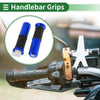 Hand Grips / 7/8" 22mm / Motorcycle Handle Bar Throttle Grip Cover Blue