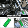 Universal 10 x 88x32mm Motorcycle Safety Spoke Reflective with Screw Green