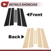 Nissan Maxima 6 Pcs Black Door Pillar Window Trim (2016-2023)