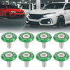 Car Motorcycle 8pcs M6 Release Fastener Bumper Fender Washer Bolt
