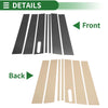 Ford Explorer 7 Pcs Door Pillar Window Trim (2011-2021)