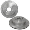 Nissan D40 Navara Rear Dimple Drilled Slotted Disc Brake Rotors