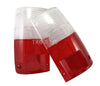 Toyota Hilux MK3 Rear Tail Light Lens Clear/Red (1989-1997)