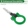 Ford Focus (1998-2025) - Aluminum Alloy Green Front Rear Tow Hook 15.6mm