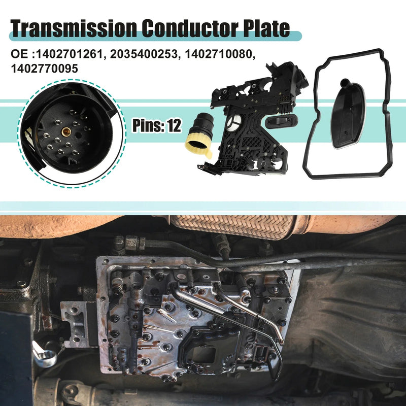 Jeep Transmission Conductor Plate Connector Adapter Set with Gasket