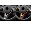 BMW M Series F10 F80 F82 F87 1 x Orange Steering Wheel Cover (2014-2018)