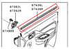 Mitsubishi Pajero Sport 4 x Inner Weatherstrip Door Belt (2016-2022)