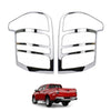 Tail Light Lamp Cover Trim Chrome Fits Mitsubishi L200 Triton Pickup 2015-18 D05