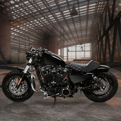 Harley Sportster Forty Eight Black Rider Solo Seat Cushion (2010-2022)