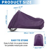 Moto Scooter Waterproof Purple XXL Motorcycle Cover