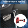 Ford Ranger (2024) Red 3 x Automatic Foot Accelerator Pedal Covers