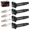 Yamaha YZF-R6 1999-2002 w / Spark Plug Ignition Coil 4 PCS