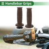 Motorcycle Handlebar End Grips TPU Dark Brown 7/8in 22mm Hand Grips Cover