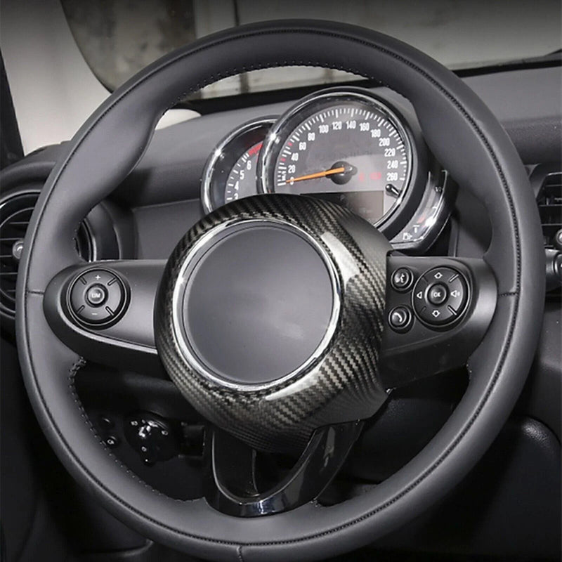 Mini Cooper F54 F55 F56 F57 Carbon Fiber Steering Wheel Frame Trim (2014-2023)