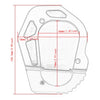 BMW R nineT Racer Side Stand Enlarge Plate Kickstand Extension (2014-2023)