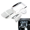 Harley Touring Electra Glide Tri Line Gauge Stereo Accent Set (2014-2022)